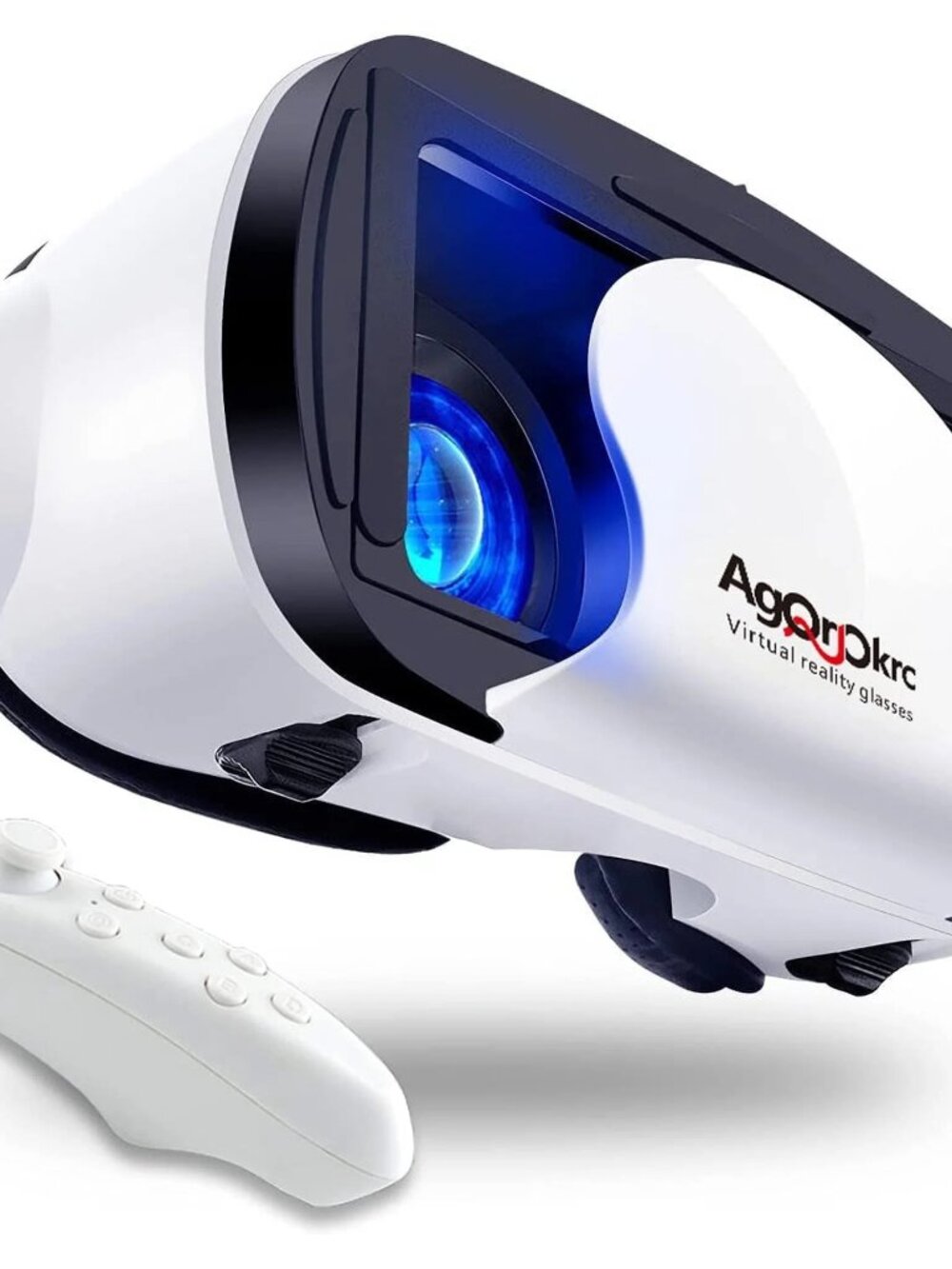 VR Headset with Controller Adjustable 3D VR Glasse